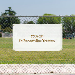 Personalise 1.6' x 3'Outdoor with Metal Grommets Banner