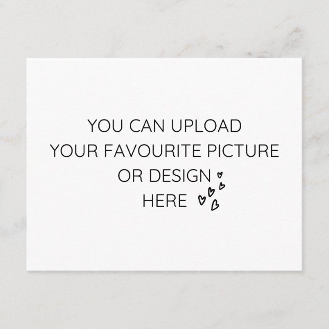 Personalise 4.25" x 5.5" enclosure card- landscape (Front)