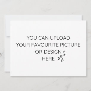 Personalise 5.5" x 7.5" enclosure card- landscape
