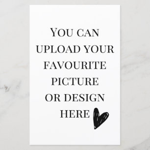 Personalise 5.5" x 8.5" enclosure card- portrait 