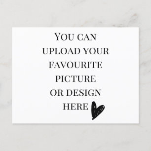 Personalise 5.6" x 4.25" postcard- landscape postcard