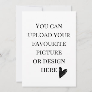 Personalise 5" x 7" enclosure card