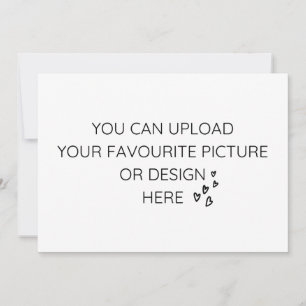 Personalise 5" x 7" enclosure card