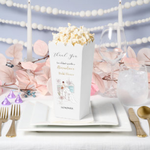 Personalise Bridal Shower Dress Thank you Favor Box