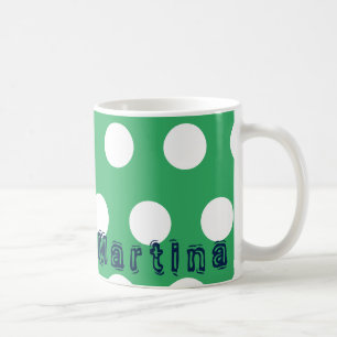 Personalise by Name Polka Mug