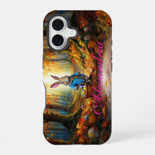 Personalise Name Peter Easter Eggs Basket iPhone 16 Case