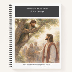 Personalise: No unimportant person Notebook