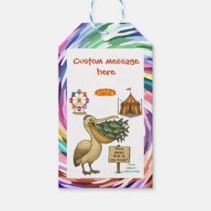 Personalise: Pierre pelican's brilliant beak Gift Tags