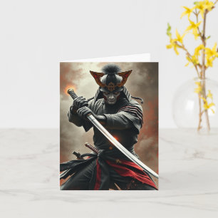 PERSONALISE Samurai Warrior Card