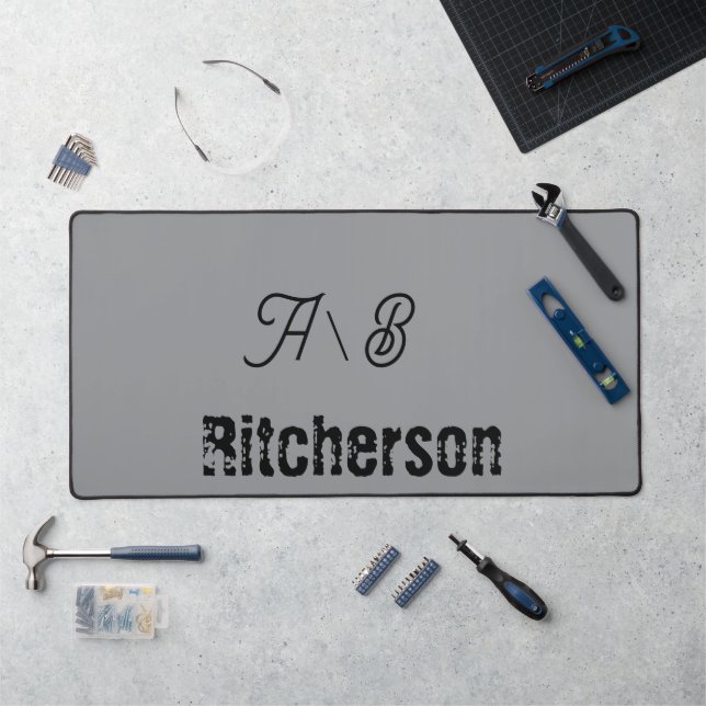  personalise simple custom office desk  mat (Workstation)