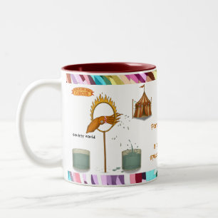 Personalise: Squirty squid Two-Tone Coffee Mug