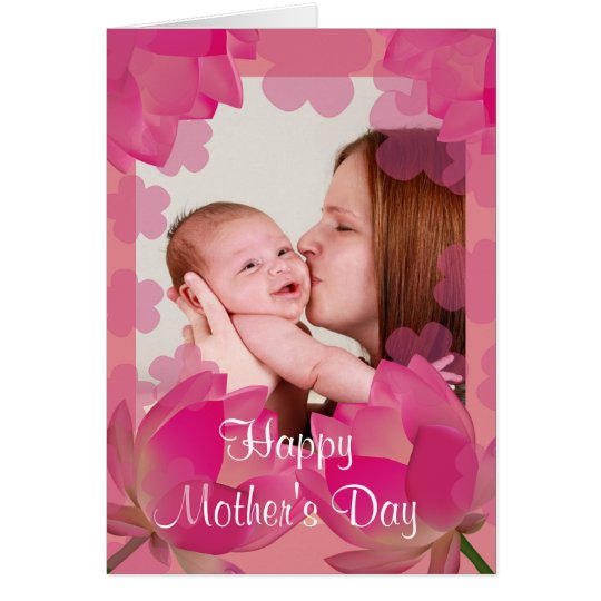 Personalise with flowers card
