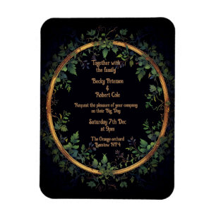 Personalise your Wedding invitation Magnet