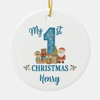 Personalised 1st Christmas Tree Decoration 