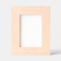 Personalised 25th Wedding Anniversary Photo Frame 