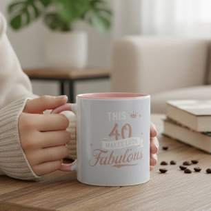 Personalised 50th Birthday T-Shirt for Women Mug