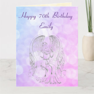 Personalised 70th Birthday Card
