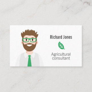 Personalised Agricultural consultant Avatar Business Card