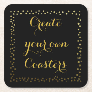 personalised and create your own coaster Thank you