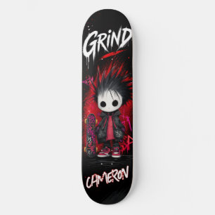Personalised Anime Emo Graffiti Urban Skateboard 