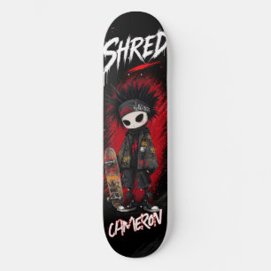 Personalised Anime Emo Graffiti Urban Skateboard 