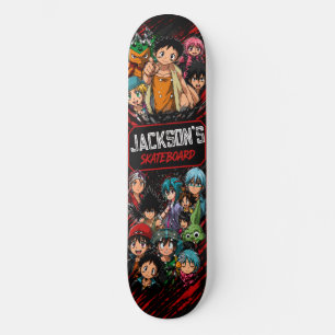 Personalised Anime Gift Skateboard Deck