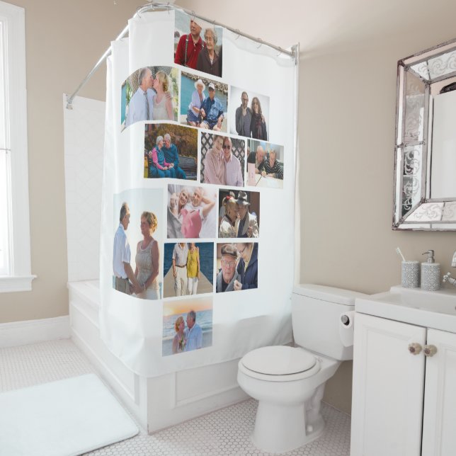 Personalised Anniversary 13 Photo Collage  (In Situ)