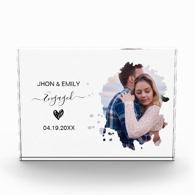 Personalised Anniversary Photo Gift For Couple  (Front)