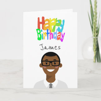 Personalised Avatar Birthday Card