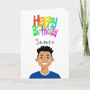 Personalised Avatar Birthday Card