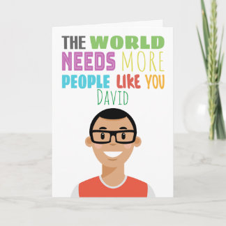 Personalised Avatar Card