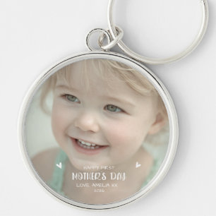 Personalised Baby Photo Happy 1st Mother’s Day Keychain