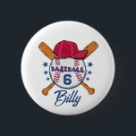 Personalised Baseball Name & Number Button | Custo<br><div class="desc">Show your team spirit with this Personalised Baseball Name and Number Button. Perfect for players, coaches, and fans, this custom button can be personalised with a player’s name and jersey number, making it a fun accessory for game day. Ideal for baseball tournaments, team events, school sports, and fan celebrations, this...</div>