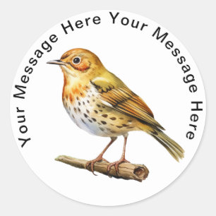 Personalised Bird Stickers Oven Bird
