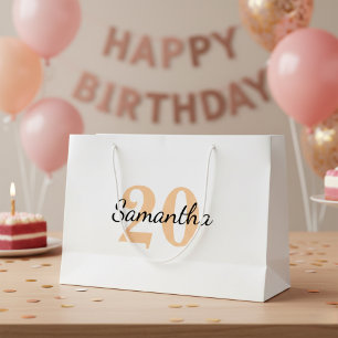 Personalised Birthday Gift Bag, Birthday Gift Bag