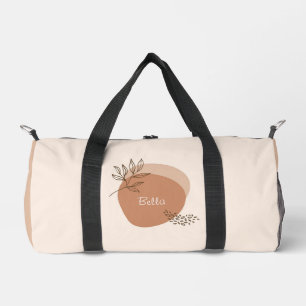 Personalised boho modern  duffle bag