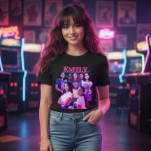 Personalised Bootleg Rap T-Shirt: Retro 90s