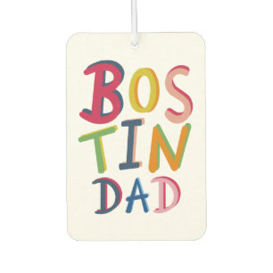 Personalised Bostin Dad Black Country Air Freshener