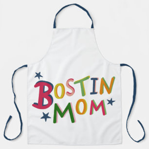 Personalised Bostin Mum Black Country Apron