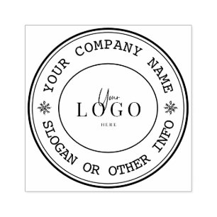 Personalised Business Logo Large Stationery Rubber Stamp