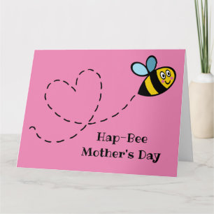 Personalised Busy Bumblebee Mother's Day Card
