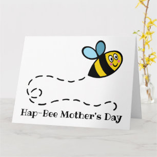 Personalised Busy Bumblebee Mother's Day Card