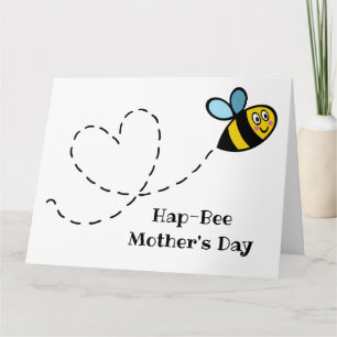 Personalised Busy Bumblebee Mother's Day Card