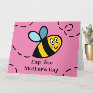 Personalised Busy Bumblebee Mother's Day Card