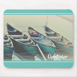 Personalised canoe mouse pad