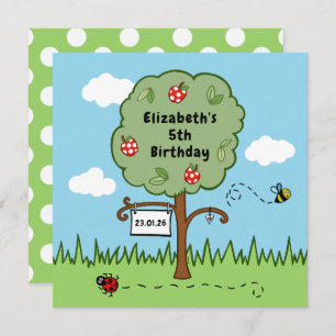 Personalised Celebration Tree Kid's Birthday Party