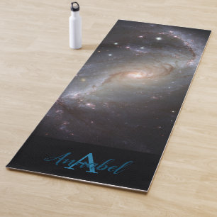 Personalised celestial night sky yoga mat