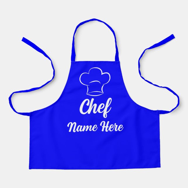 Personalised Chef Name Cooking Love Baking Custom Apron (Front)
