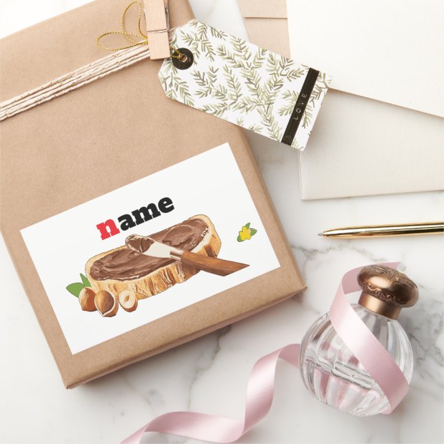 Personalised Chocolate Spread LABEL Funny Novelty  (Gifting)