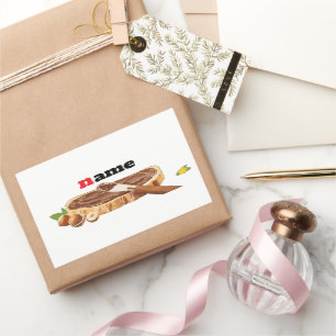 Personalised Chocolate Spread LABEL Funny Novelty 